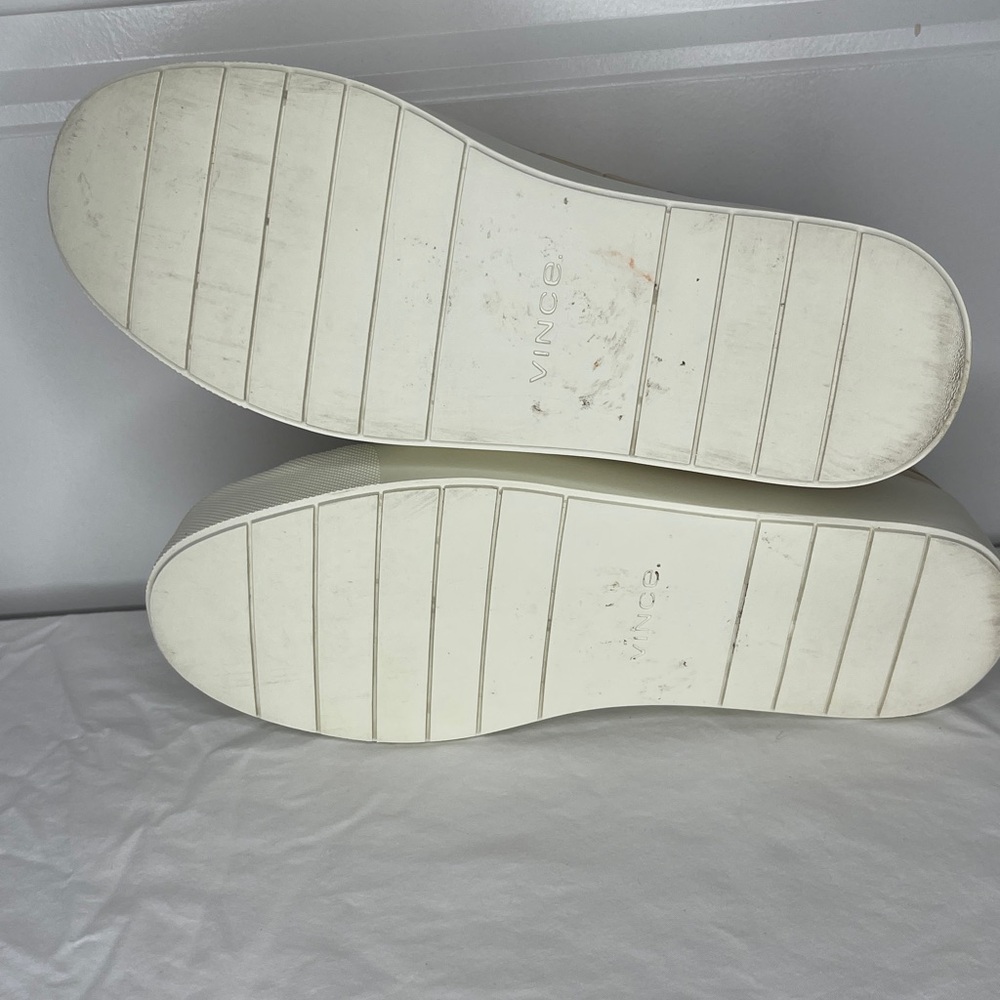 VINCE. BENFIELD CROC EMBOSED LEATHER SNEAKER SIZE 6.5 M - Picture 7 of 7